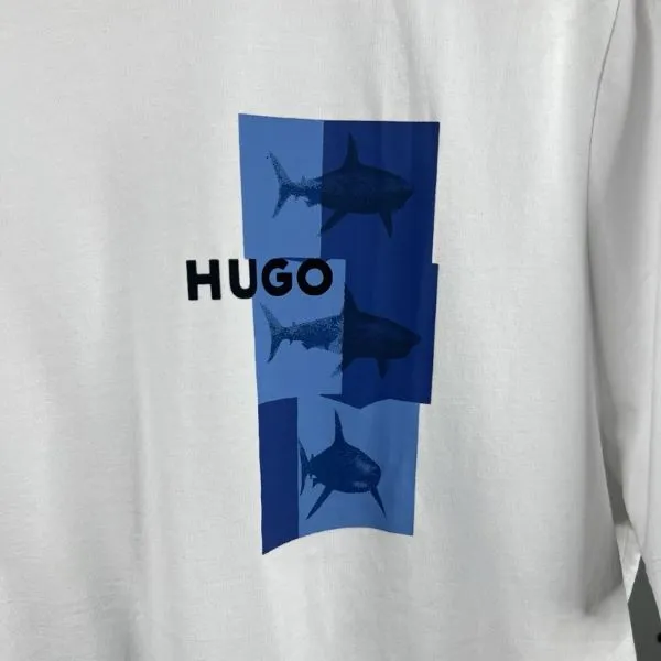 Camiseta alta gama Blanca HUGO